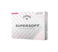 Callaway Golf Palla da Golf Supersoft 2025, Rosso Macchiato
