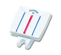 Callaway Golf Unisex 2021 Triple Track Hat Clip/Marker, Golf Accessory, White/Blue/Red, Taglia Unica