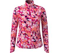 Callaway Layer Geometric Floral 1/4-Zip, rosa/fantasia