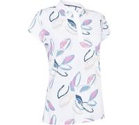 Callaway Linear Petals Womens Brilliant White M Polo