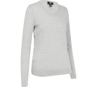 Callaway Maglione Merino con scollo a V, grigio/argento