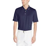 Callaway Men's Golf Short Sleeve Pique Open Mesh Polo Shirt, Peacoat, X-Large