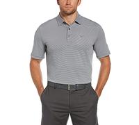 Callaway Mens PRO Spin Fine Line Short Sleeve Golf (Size X-Small - 4X Big & Tall) Polo Shirt, Asphalt, XX-Large