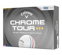 Callaway Palline da golf Chrome Tour TD Triple Track 26 - Confezione da 12, bianco