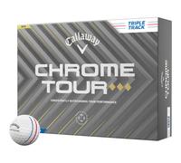Callaway Palline da golf Chrome Tour TD Triple Track confezione da 12 pezzi , bianco