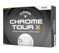 Callaway Palline da golf Chrome Tour X 2026 - Confezione da 12, bianco