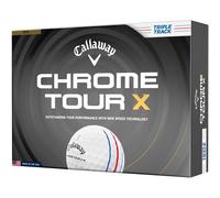 Palline da golf Callaway Golf Chrome Tour X 2026, tripla pista, bianche