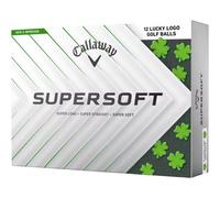 Callaway Palline da golf Supersoft 2025 Lucky - Confezione da 12, bianco