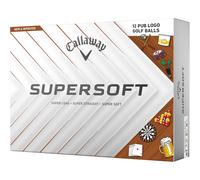 Callaway Palline da golf Supersoft 2025 Pub - Confezione da 12, bianco