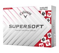 Callaway Palline da golf Supersoft LTD 25 Aces 12-Pack , bianco