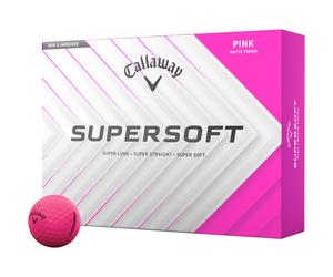 Callaway Palline da golf Supersoft Matte confezione da 12 pz. , rosa