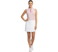Callaway Polo Deco Geo, senza maniche, fucsia/bianco