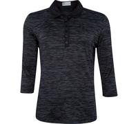Callaway Polo Space Dye, manica 3/4, nero