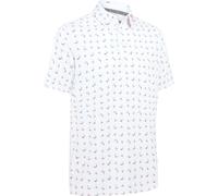 Callaway Swing Chev Mens Bright White L Polo