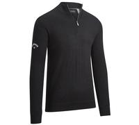 Callaway Windstropper 1/4 Zipped maglione uomo, black INK, M