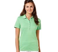 Callaway Women's Golf Short Sleeve Pique Open Mesh Polo Shirt, Vibrant Green, Medium