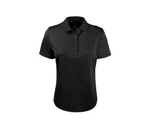 Callaway Women's Solid Swing Tech Short Sleeve Golf Polo Shirt, Donna, Caviale, XL