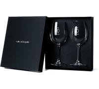 CALLE DEL REGALO Bicchieri da vino personalizzati | Bicchieri da vino in vetro da 58 DAD, 2 BICCHIERI CON ASTUCCIO)