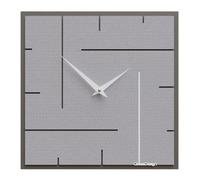 CalleaDesign 33 cm Orologio da parete Grid gessato