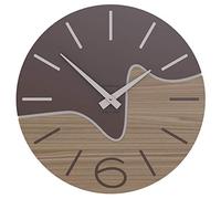 CalleaDesign 45 cm Orologio da parete Oliver noce canaletto