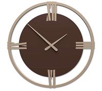 CalleaDesign 60 cm Orologio da parete Sirio 60 cioccolato