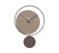 CalleaDesign Orologio da parete a pendolo in legno dal design moderno Eclipse Le