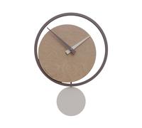 CalleaDesign Orologio da parete a pendolo in legno dal design moderno Eclipse Le