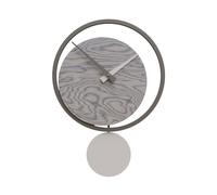 CalleaDesign Orologio da parete a pendolo in legno dal design moderno Eclipse Le