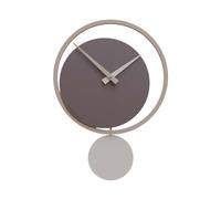 CalleaDesign Orologio da parete a pendolo in legno dal design moderno Eclipse Le