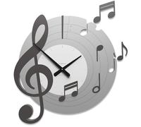 CalleaDesign Orologio da parete Bellini Legno Grigio Quarzo