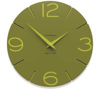CalleaDesign Orologio da parete in legno rotondo dal design moderno Smile Legno