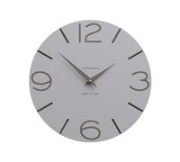 CalleaDesign Orologio da parete in legno rotondo dal design moderno Smile Legno