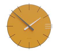 CalleaDesign Orologio da Parete Mike, Moderno Grande 42 cm di diametro, Design Essenziale per il muro della Cucina, Soggiorno, Ufficio, Made in Italy [Melone]
