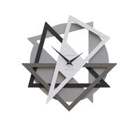 CalleaDesign Orologio da parete moderno con forme geometriche da salotto Geolo L