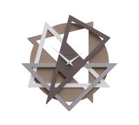 CalleaDesign Orologio da parete moderno con forme geometriche da salotto Geolo L
