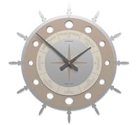 CalleaDesign Orologio da parete Rosa dei Venti Legno Lino