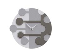 CalleaDesign Orologio da parete rotondo con struttura in legno dal design modern