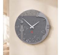 CalleaDesign Orologio da parete rotondo in legno dal design moderno ed elegante