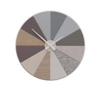 CalleaDesign Orologio da parete rotondo in legno dal design moderno ed elegante