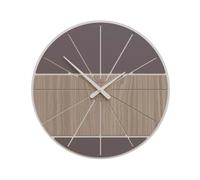 CalleaDesign Orologio da parete rotondo in legno dal design moderno ed elegante