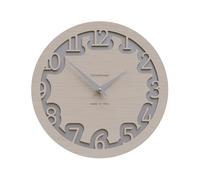 CalleaDesign Orologio da parete rotondo in legno dal design moderno Labirinto Le