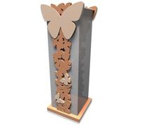 CalleaDesign Portaombrelli Farfalla Legno Abbronzato