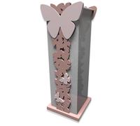 CalleaDesign Portaombrelli Farfalla Legno Rosa Conchiglia