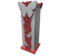 CalleaDesign Portaombrelli Farfalla Legno Rubino