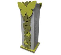 CalleaDesign Portaombrelli Farfalla Legno Verde Oliva