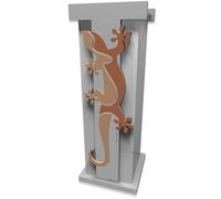 CalleaDesign Portaombrelli Geco Arrampicante Legno Pesca Chiaro