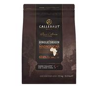 Callebaut Cioccolato di copertura di origine fondente 67% Madagascar 2,5 kg