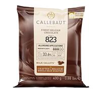 Callebaut N° 823 (33,6%) - Copertura di Cioccolato al Latte Belga - Finest Belgian Milk Chocolate (Callets) 400g