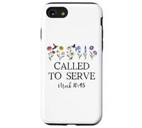 Called to Serve God Quote Christian Bible Verse Mark 10:45 Custodia per iPhone SE (2020) / 7/8