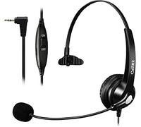 Callez - Cuffie per telefono con microfono a cancellazione del rumore, per telefoni senza fili DECT con jack da 2,5 mm, compatibili con Panasonic KX-TGEA20 AT & T ML17929 Vtech RCA Uniden